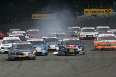 DTM startfeltet med Bruno Spengler i spidsen.